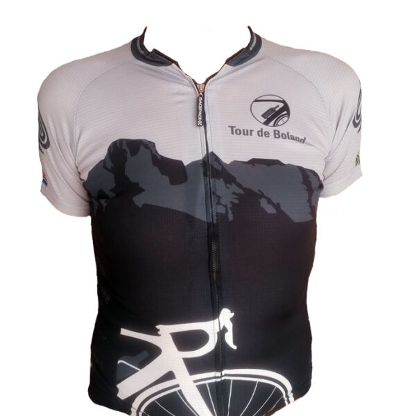 Tour de Boland Cycling Jersey – Black & White